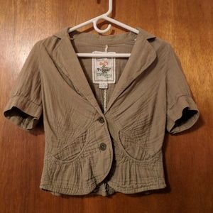 Adorable Short-Sleeve Button-Up